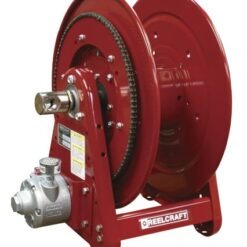 Vinda modell AA33106 är en pneumatisk slangvinda för Ø1/4", 3/8" eller 1/2" slangar upp till 210 bar, avsedd för industriellt och kommersiellt bruk.
