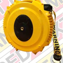 A yellow ASG Recoila för band - Stäng av områden med band med svart handtag.